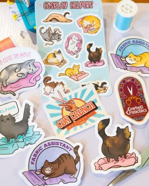 Cosplay and Cat Stickers
